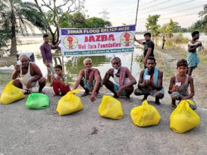 ज़ज़्बा वेलफेयर फाउंडेशन ने जरूरतमंदों को अत्यावश्यक खाद्य सामग्री मुहिया कराई